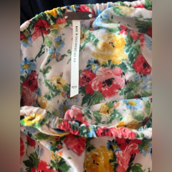 Free People Ladies Multi Colored Floral Boho High Low Dress Size XS - Picture 6 of 6
